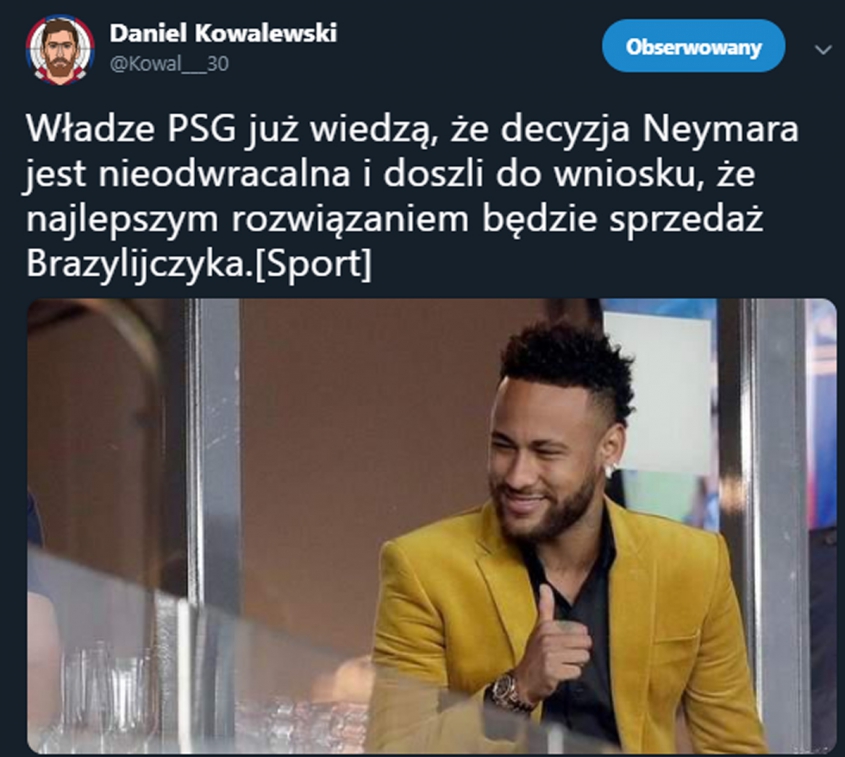 ''SPORT'': Władze PSG podjęły już DECYZJĘ ws. Neymara!